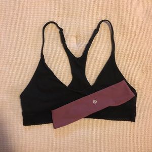 Lululemon bundle: Bralette and headband!